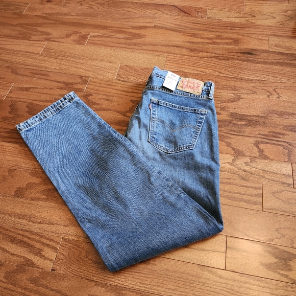NWT Levi's 505 Men's Jeans Medium Wash Size 34x34 - Picture 7 of 8